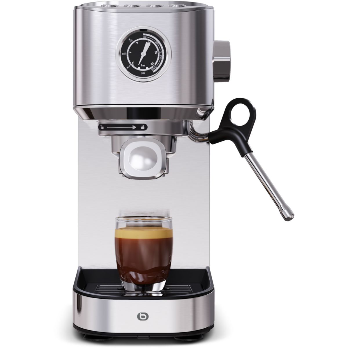 Machine à expresso EXP3 19 bars de pression et buse vapeur cappuccino couleur unique, ESSENTIEL B