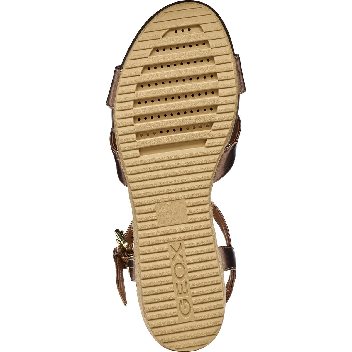 Sandales D ISCHIA CORDA beige foncé, GEOX