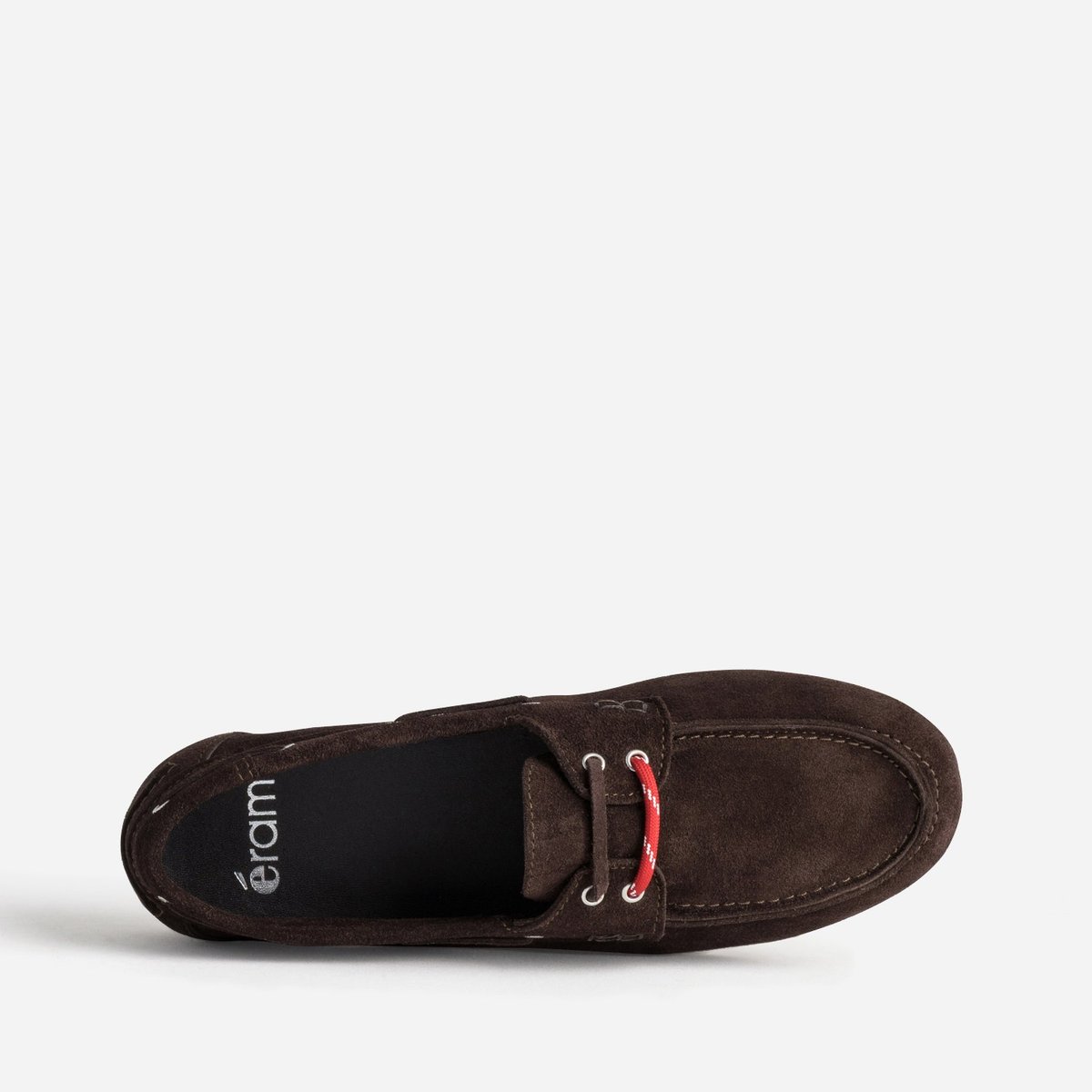 Derby en cuir GENTILLE chocolat, ERAM