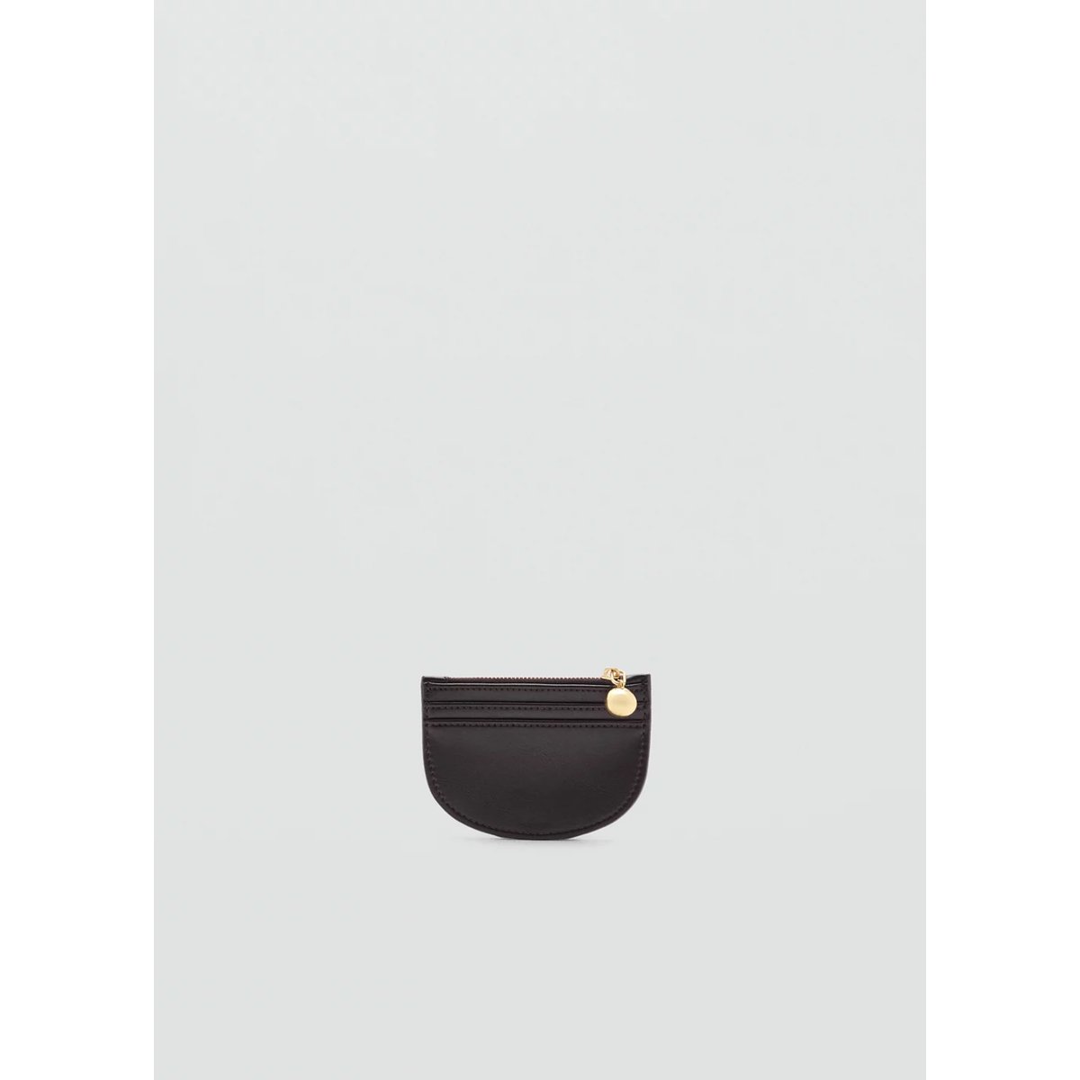 Mini porte-cartes avec perles fantaisie chocolat, MANGO