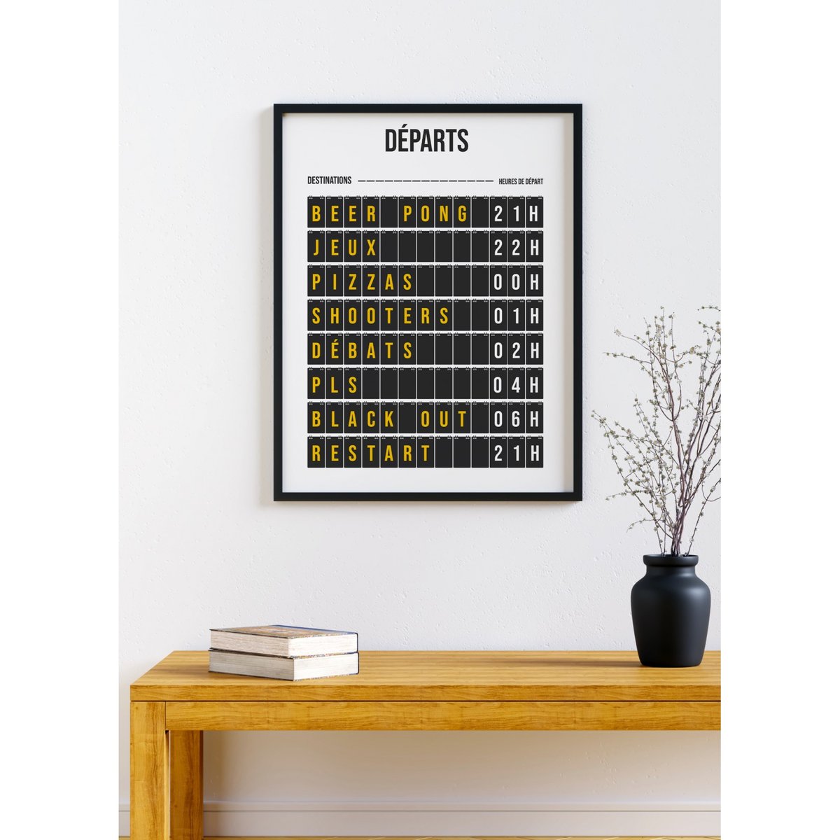 Affiche Programme Soirée blanc, L'AFFICHERIE