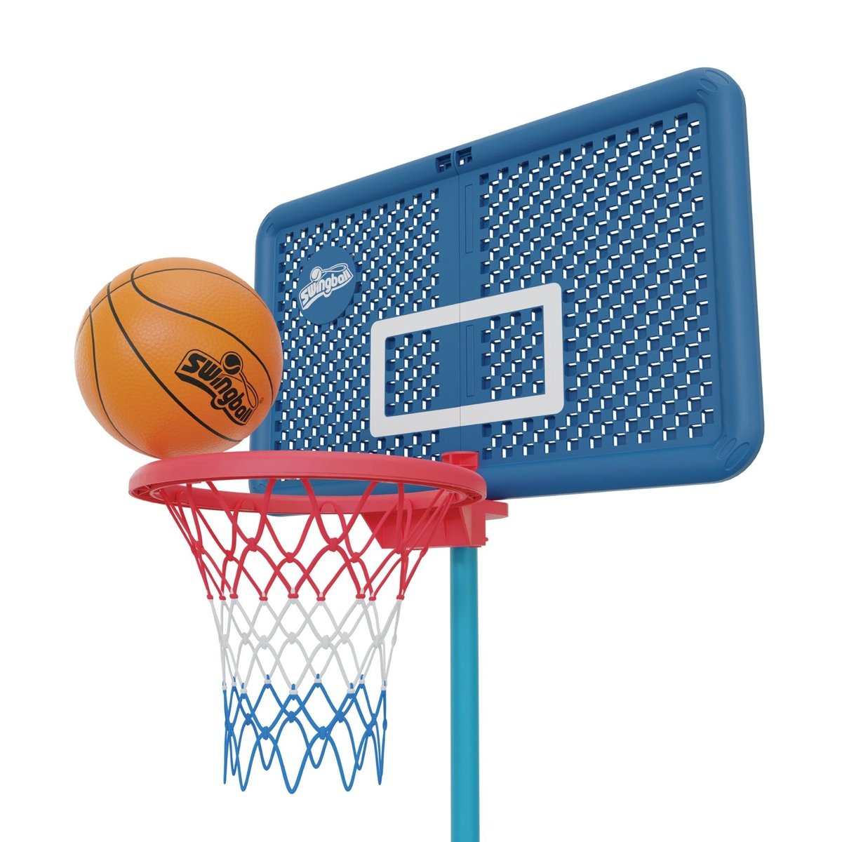 Panier de basketball Swingball toutes surfaces bleu - rouge - orange, SWINGBALL
