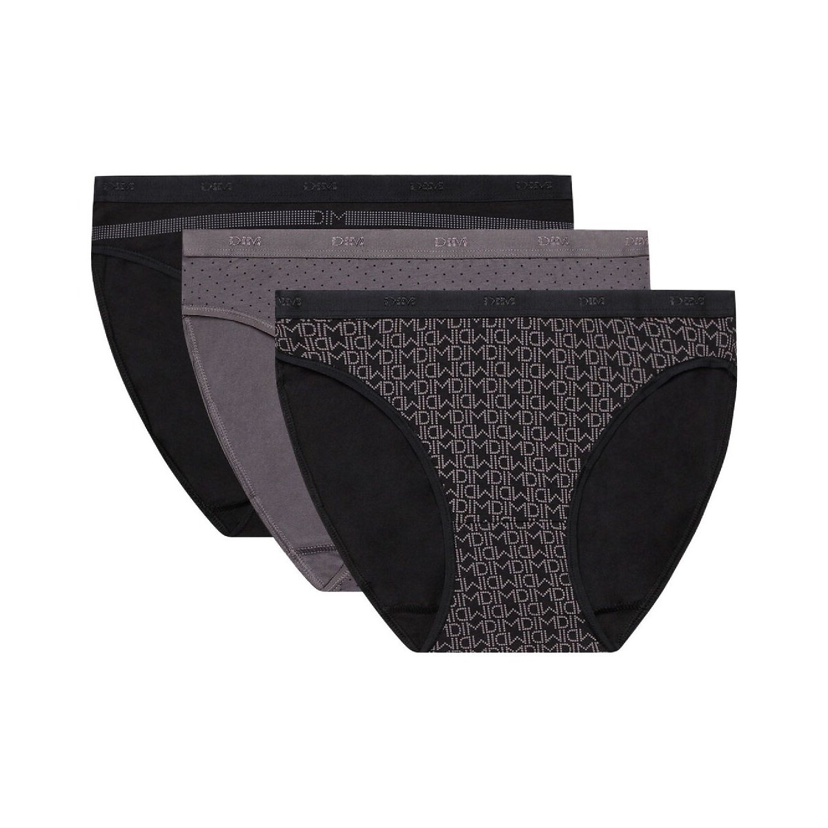 Confezione Da 3 Slip In Cotone Elasticizzato Les Pockets Abbigliamento E Accessori Biancheria Intima Calze Intimo La Redoute