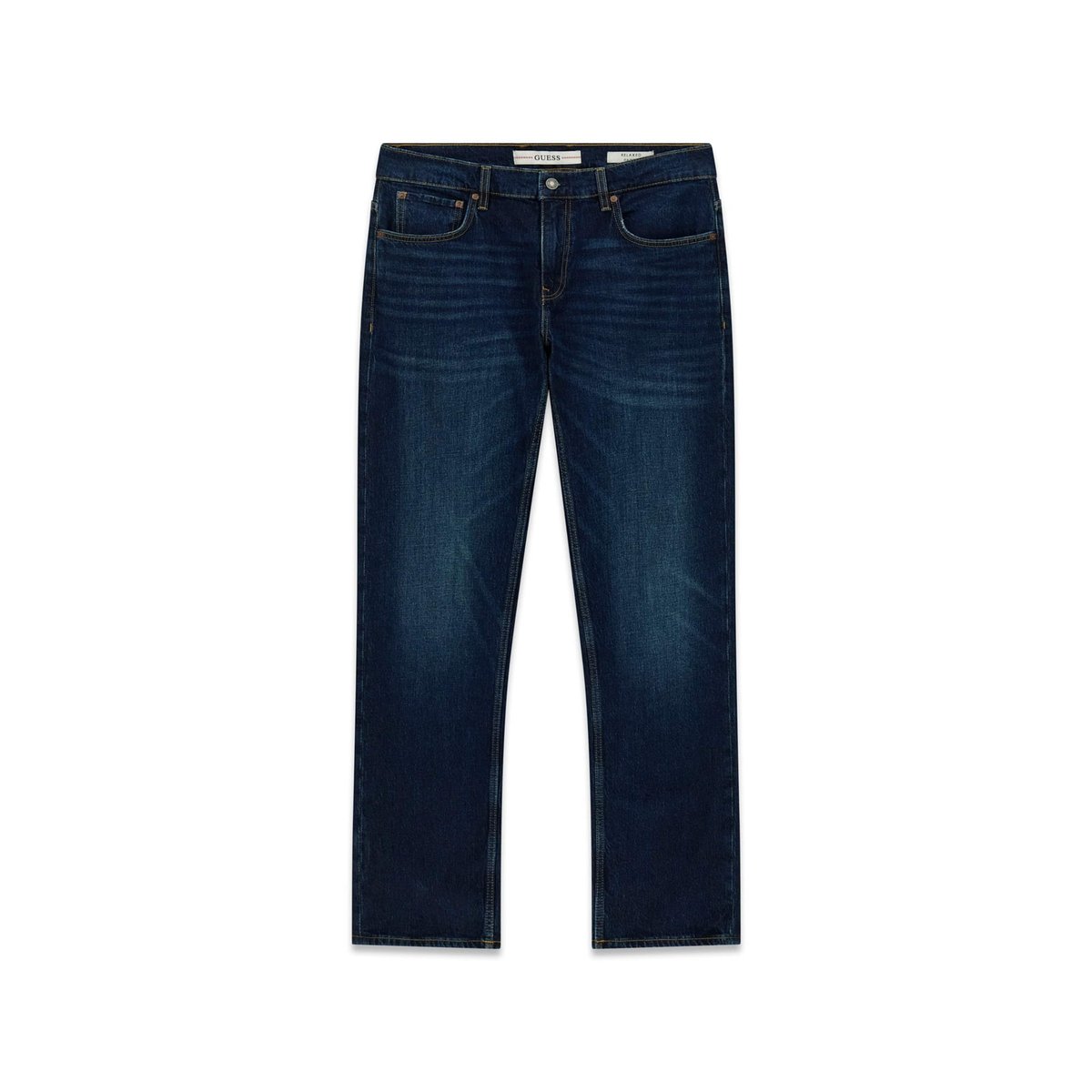 Jean Droit Damon bleu foncé, GUESS