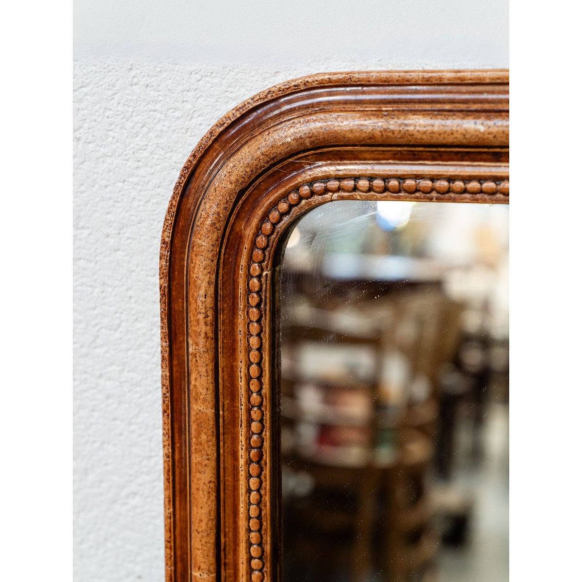 Miroir Louis Philippe Georges N°1213 - Bon état rouille, DEBONGOUT