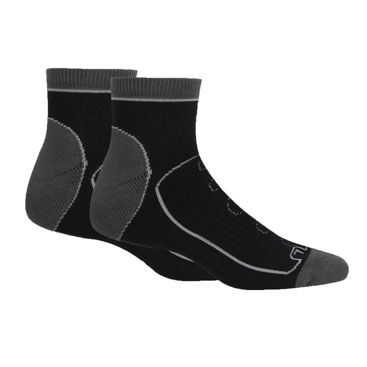 Socquettes SAMARIS TRAIL noir / gris foncé, REGATTA