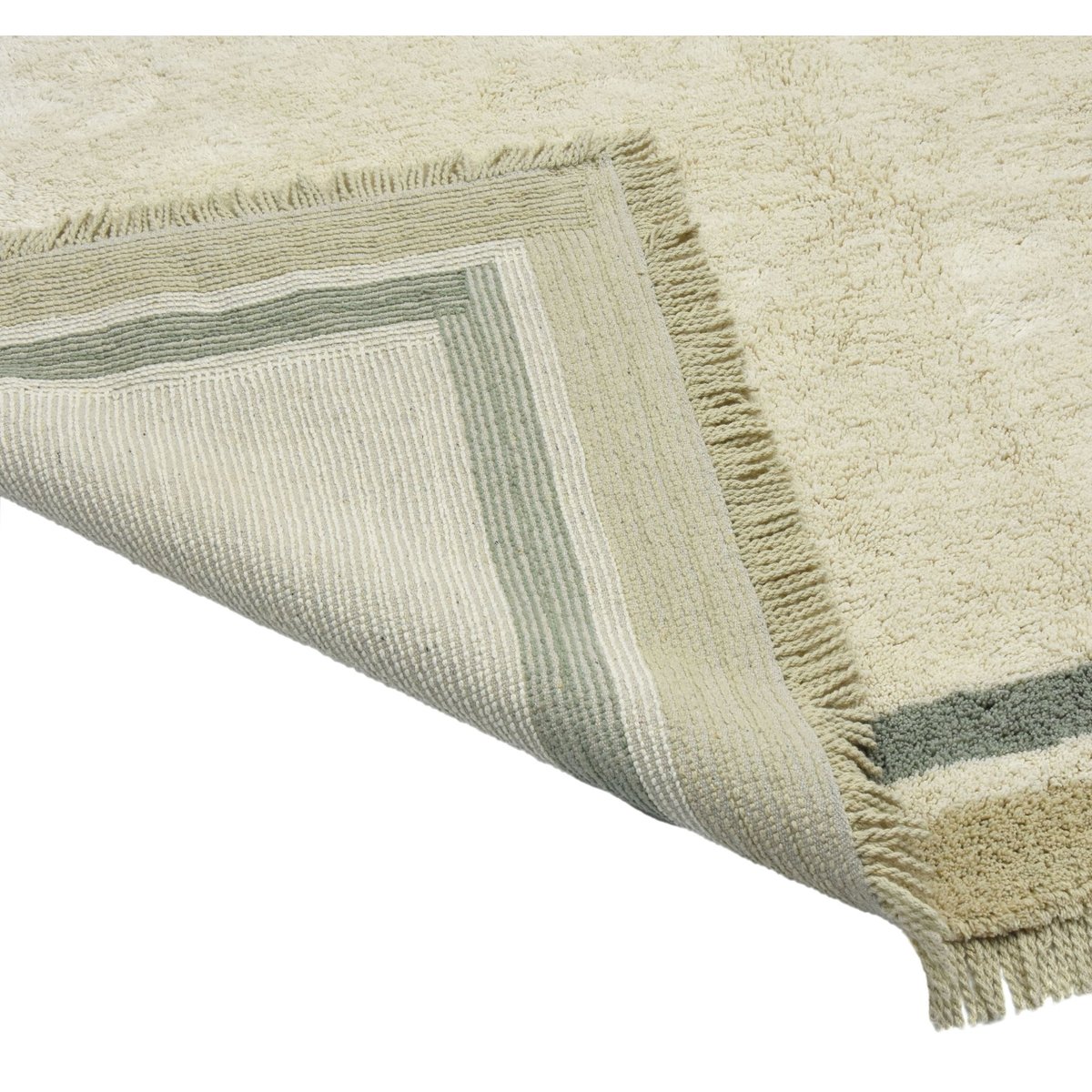Tapis enfant en coton OSCAR beige sable, AFK LIVING