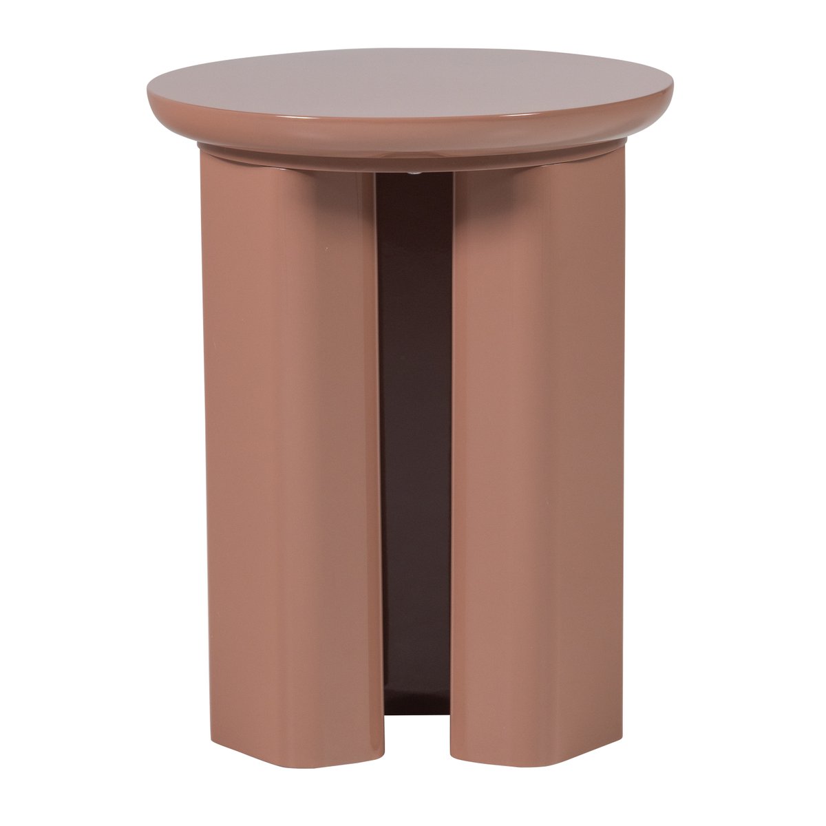 Table d'appoint en mdf ORIVO rose poudré, WOOOD
