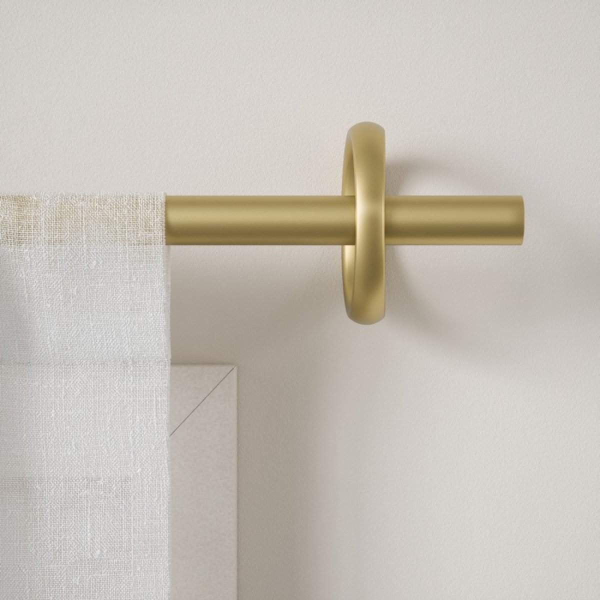 Tringle à rideaux design épuré RINGLET or, UMBRA