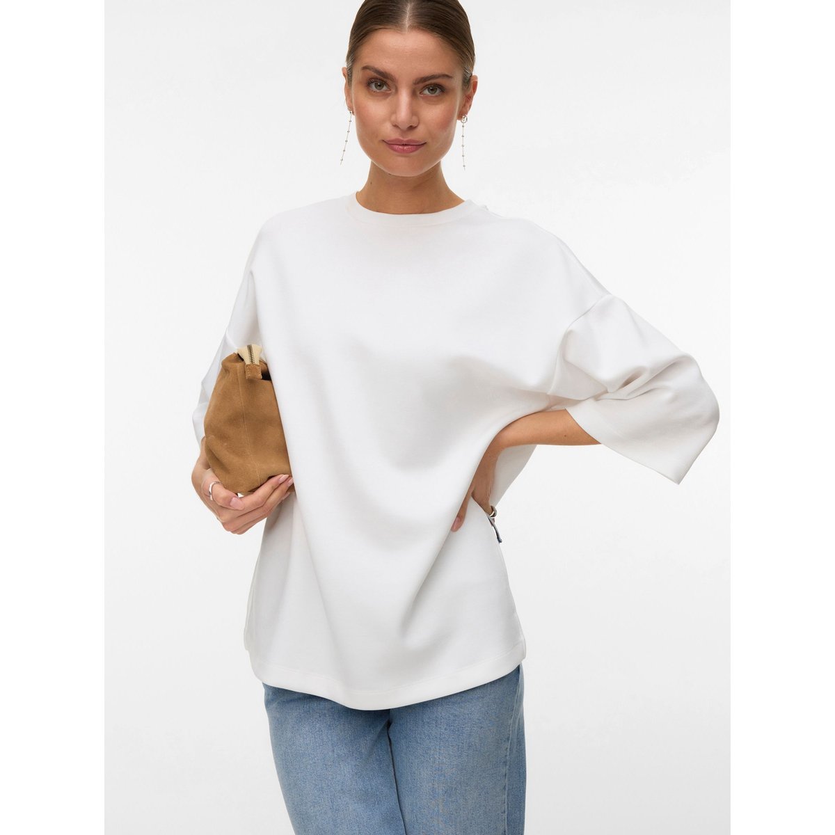 T-Shirt bright white, VERO MODA