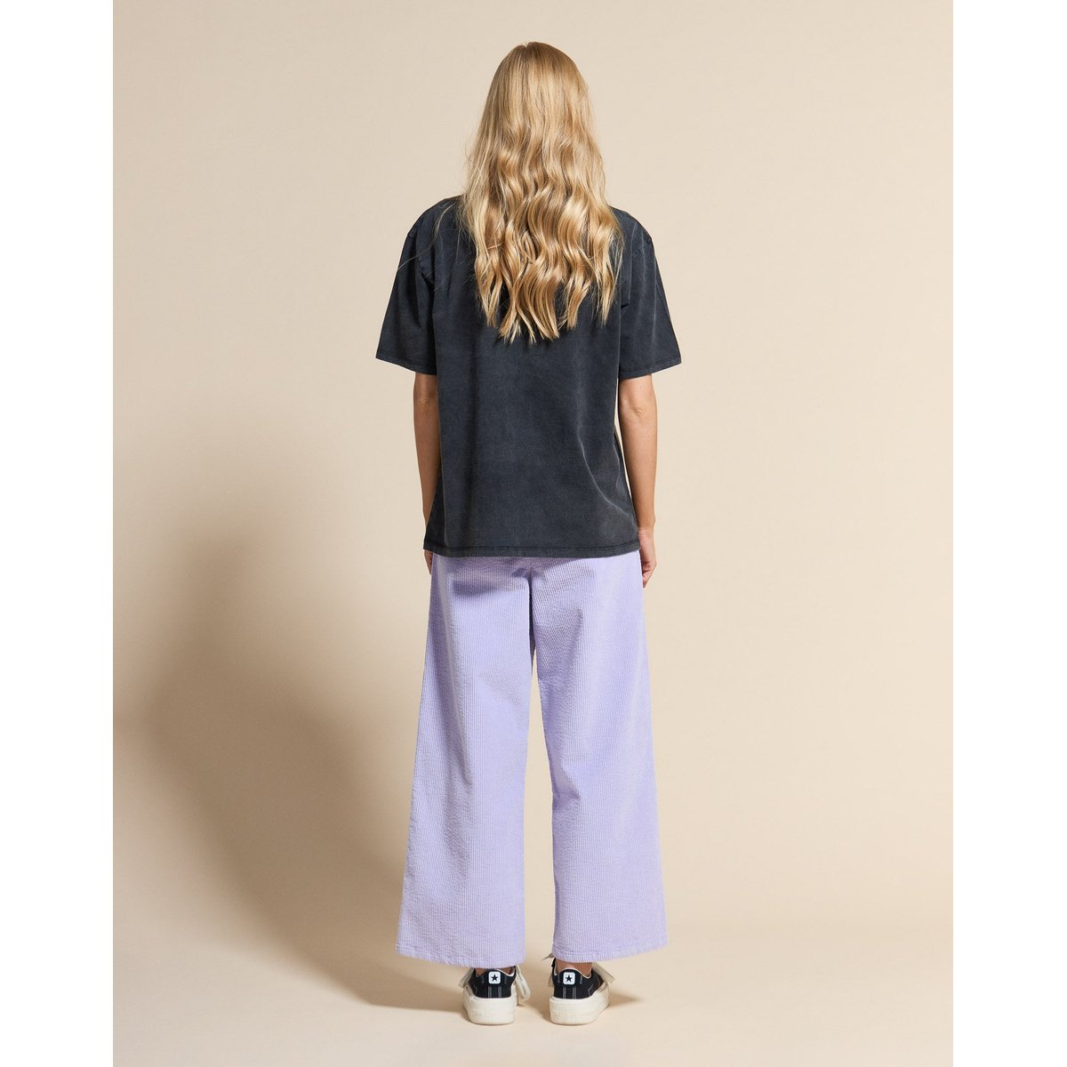 PANTALON JANE VELOURS PANSY violet, PULLIN