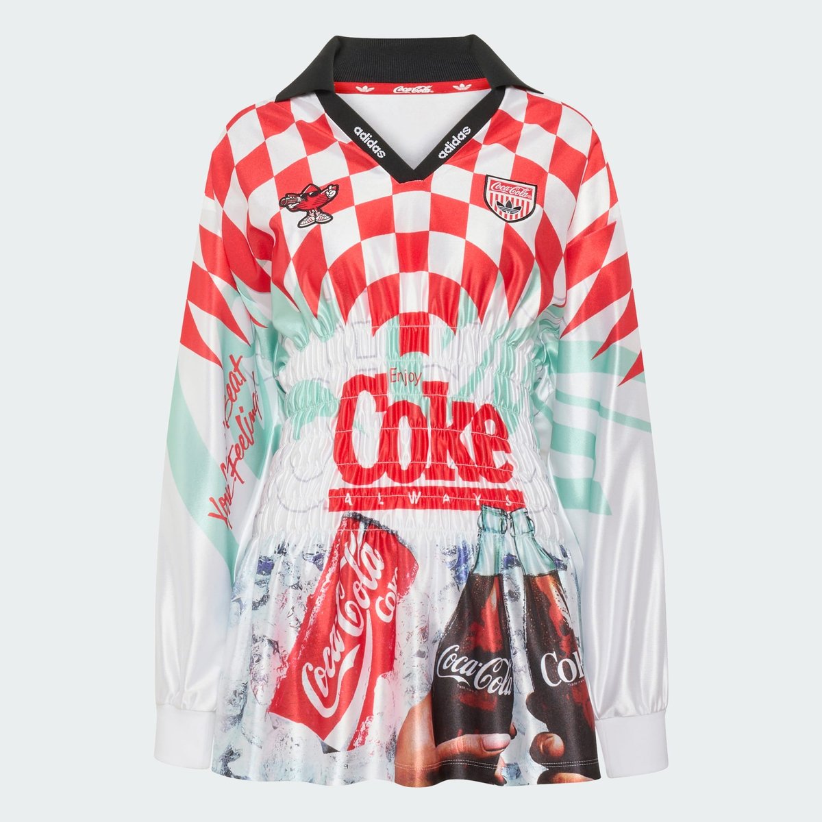 Maillot Smocké Mash Up Adidas X Coca-Cola Maillot Smocké Mash Up Adidas X Coca-Cola white / multicolor, adidas Originals