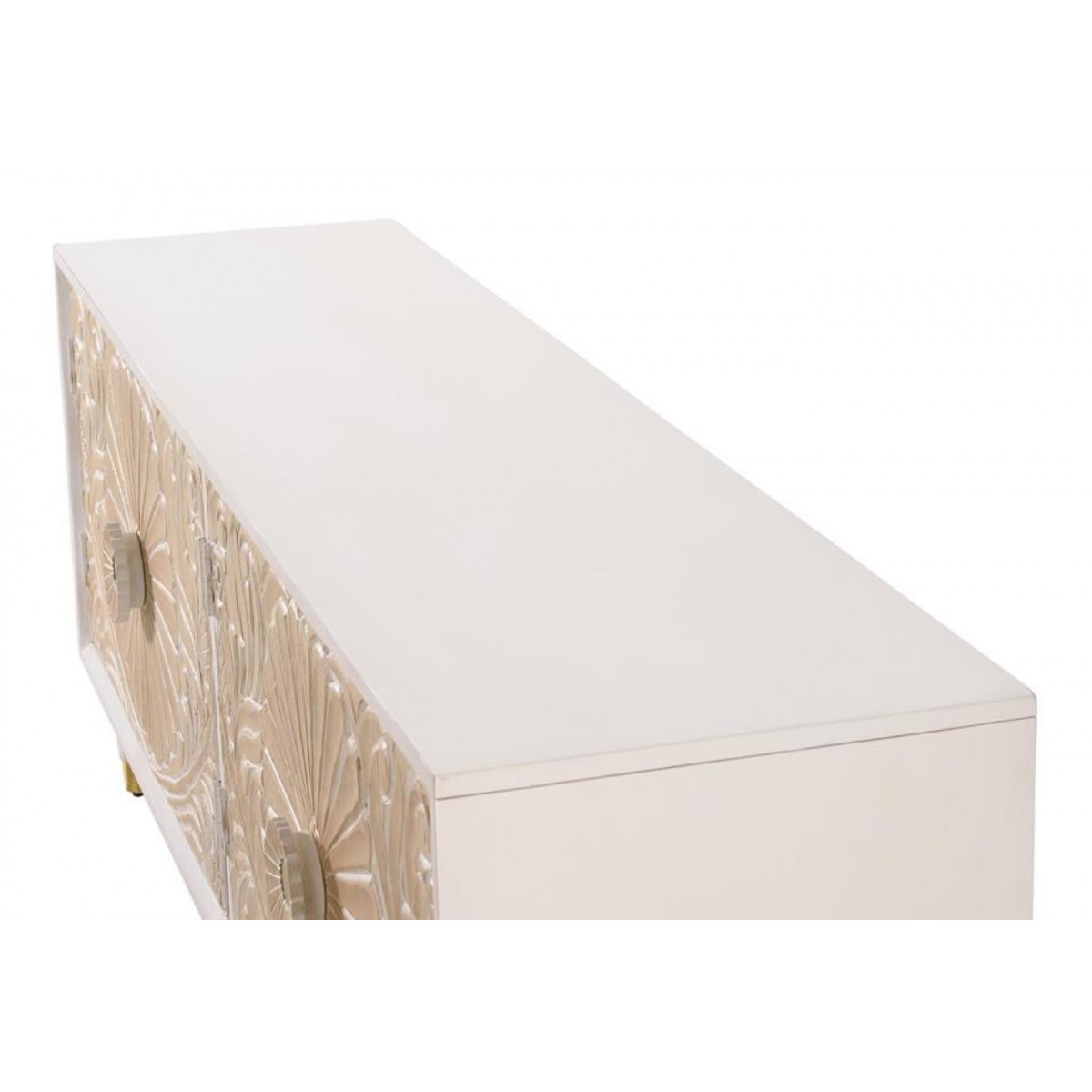 Meuble tv - CATALINA blanc, DECORATION D’AUTREFOIS