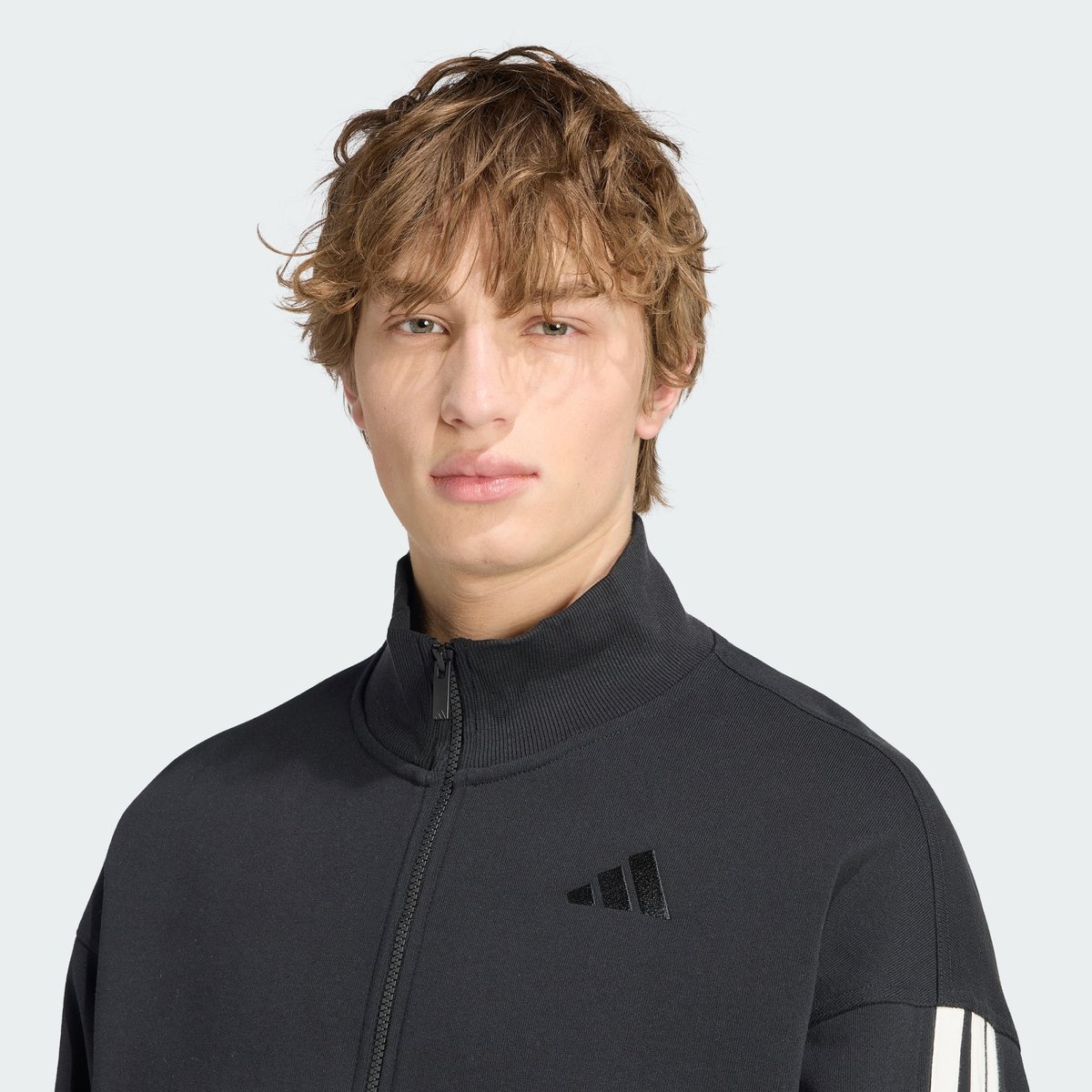 Veste De Survêtement Adidas Kit 3-Stripes Veste De Survêtement Adidas Kit 3-Stripes black / off white, ADIDAS SPORTSWEAR