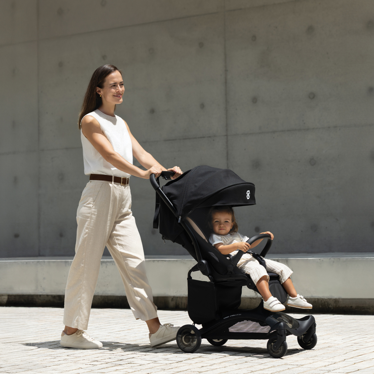 Poussette STROLL•UP 2EN1 gris, GLOBBER