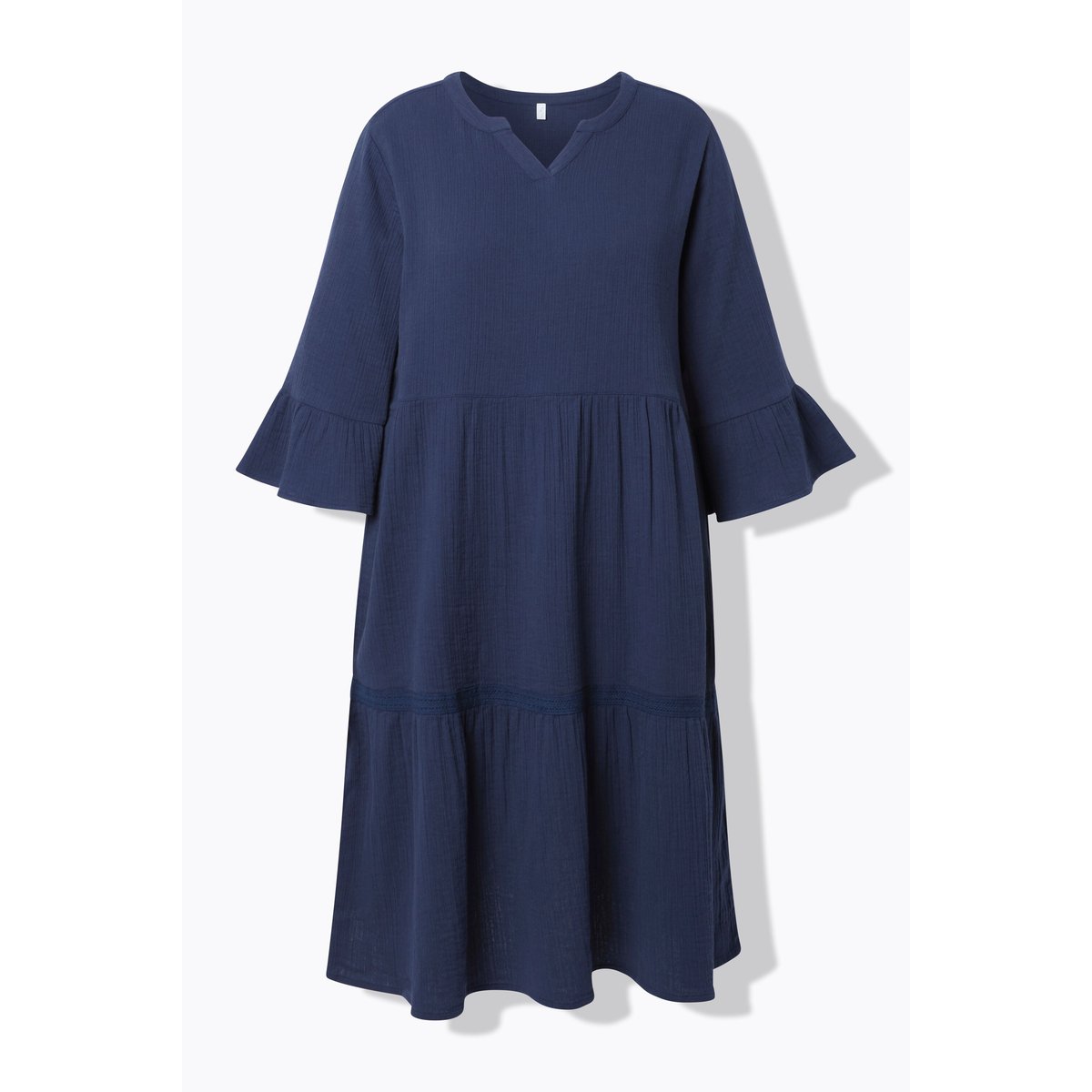 Robe en mousseline marine, ULLA POPKEN