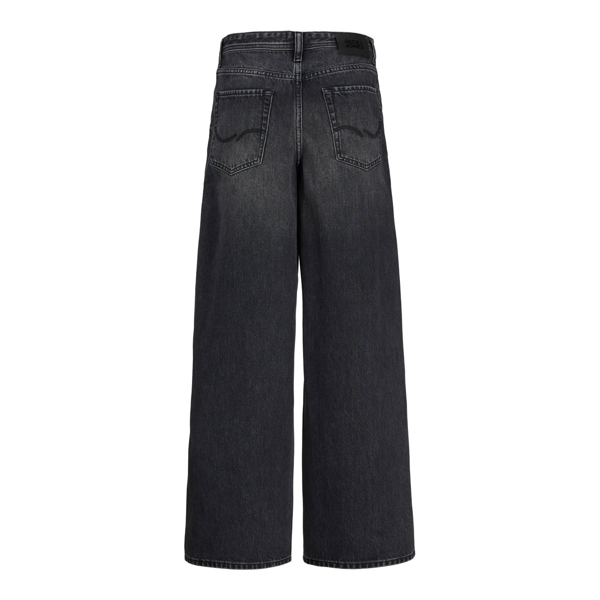 Jean large, DAVE black denim, JACK & JONES JUNIOR