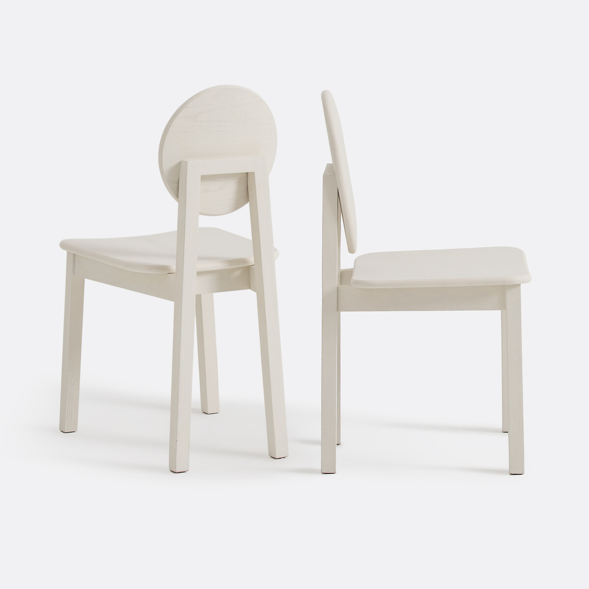 Lot de 2 chaises frêne, Tribal blanc, LA REDOUTE INTERIEURS