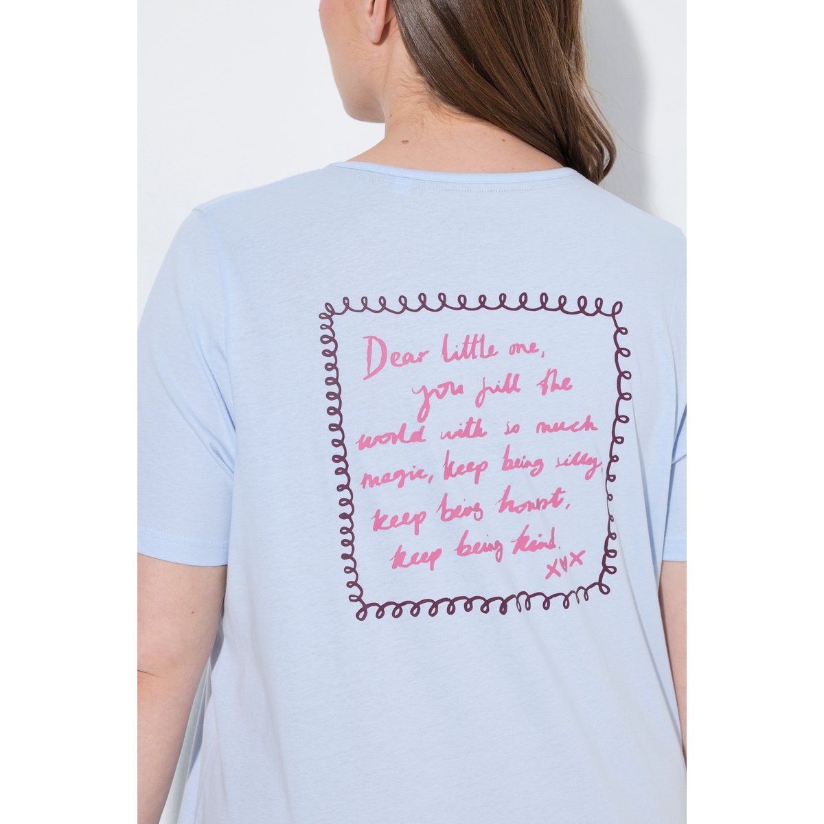 Chemise de nuit / grand T-shirt bleu clair, ULLA POPKEN