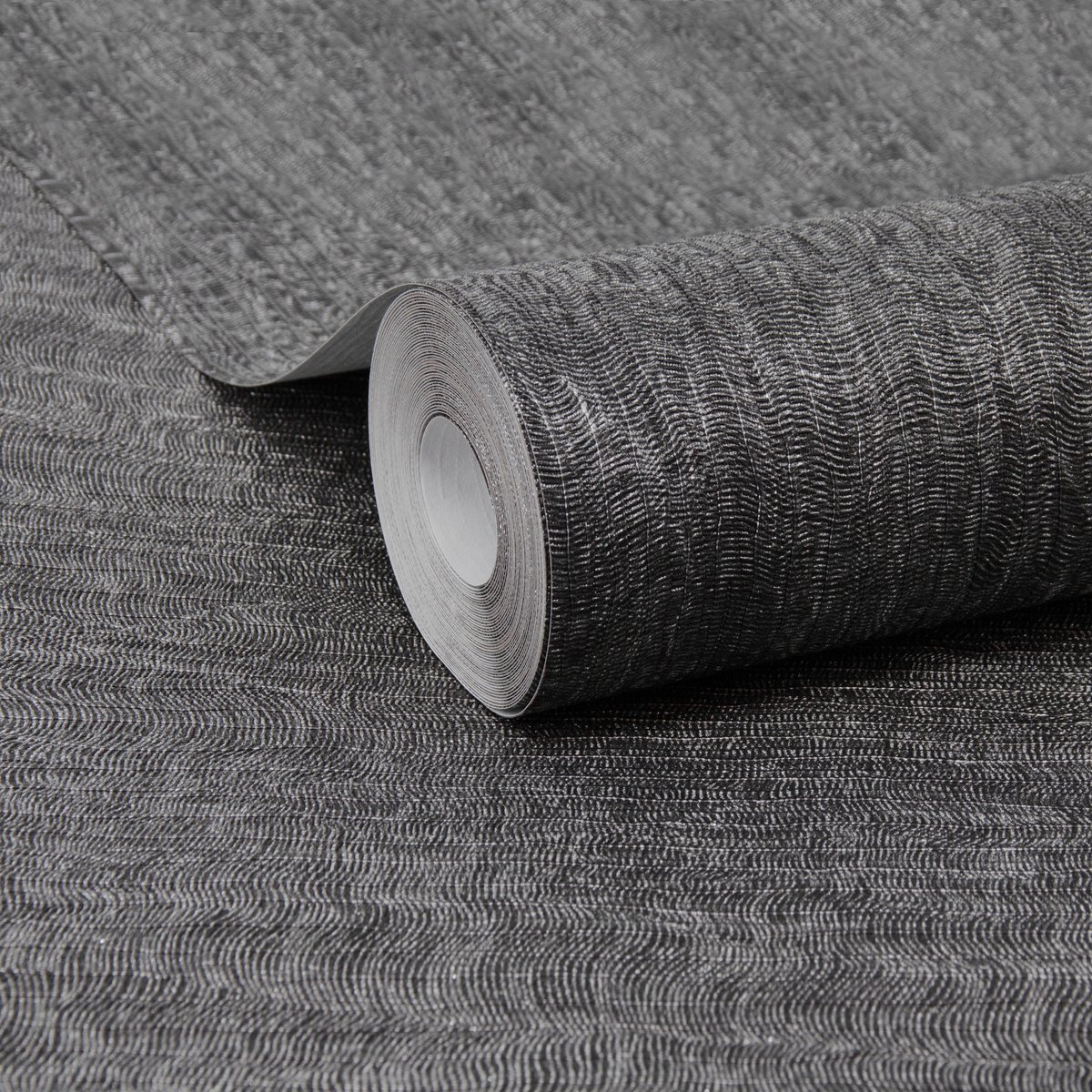 Papier peint Tissage de luxe noir, SUBLIME