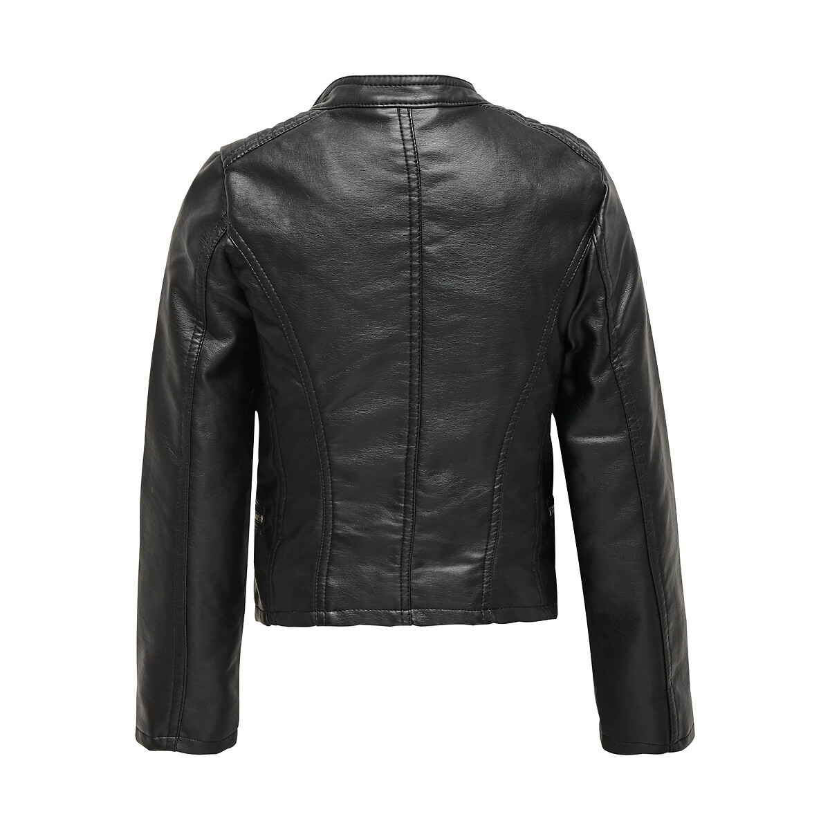 Veste esprit motard en simili noir, KIDS ONLY