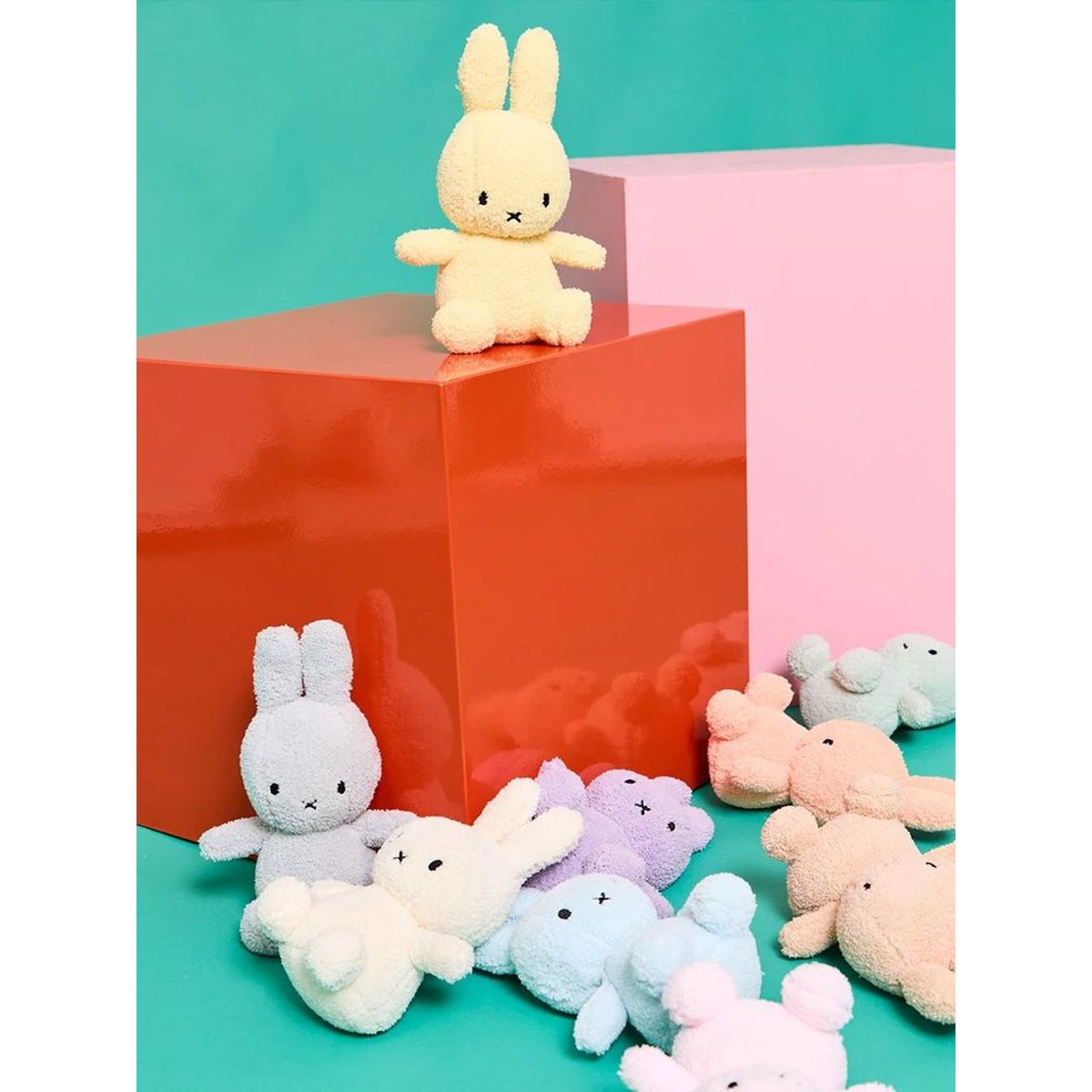 Peluche Miffy Terry Rose Pastel rose pastel, BON TON TOYS