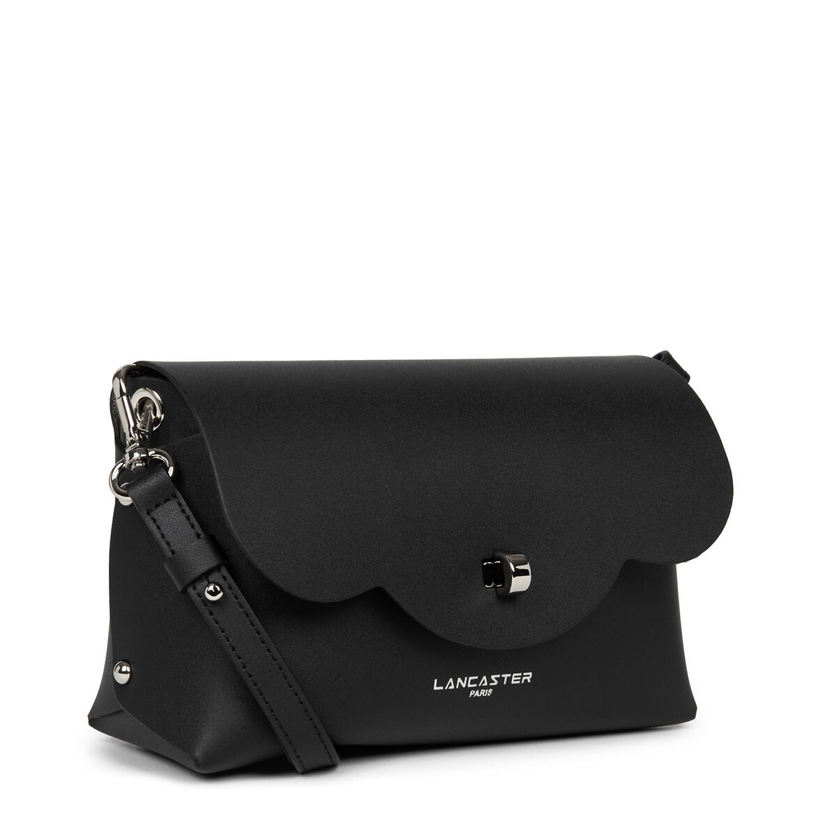 Sac trotteur, Made in France PUR & ELEMENT CITY noir/doré, LANCASTER