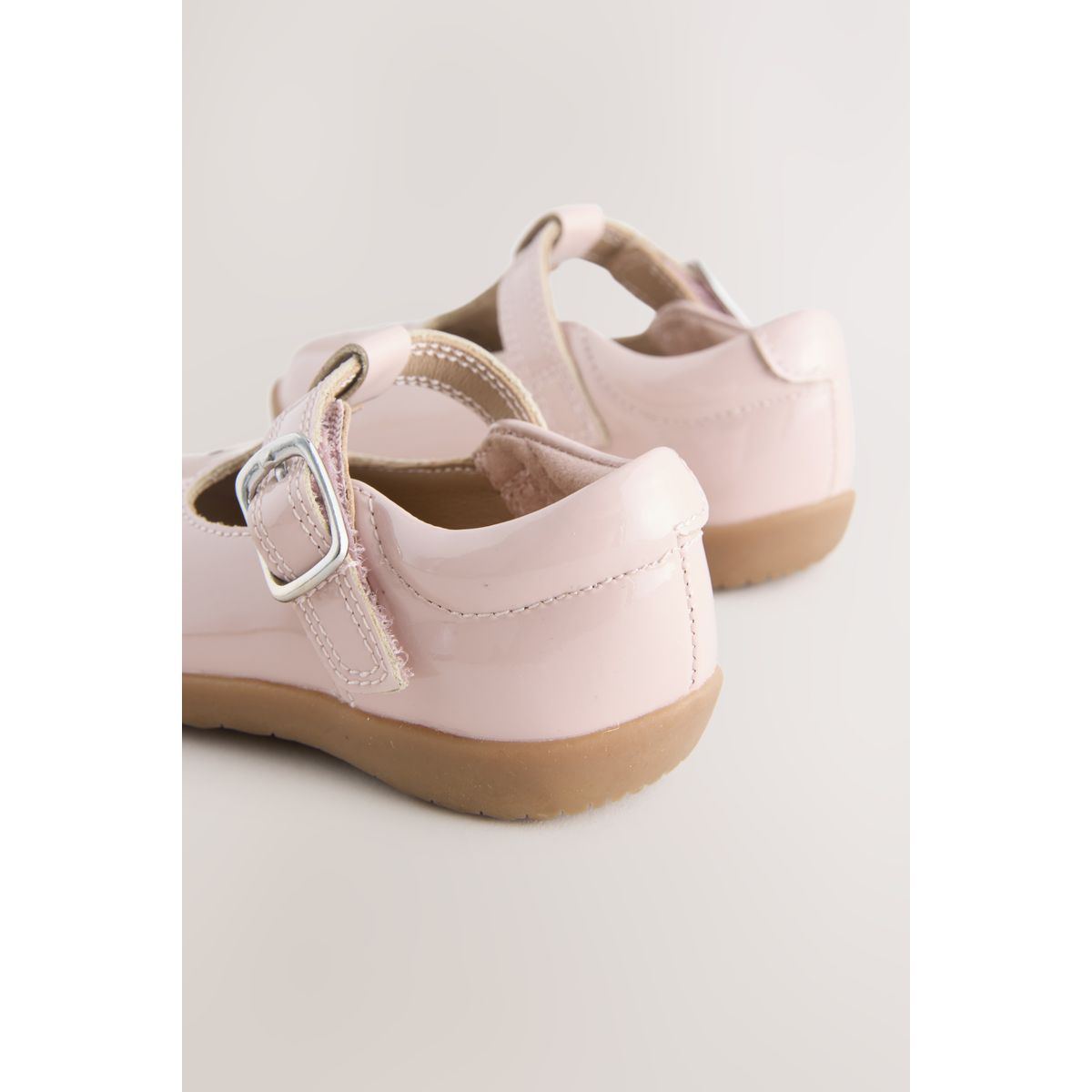 Chaussures salomé à scratch premiers pas rose, NEXT