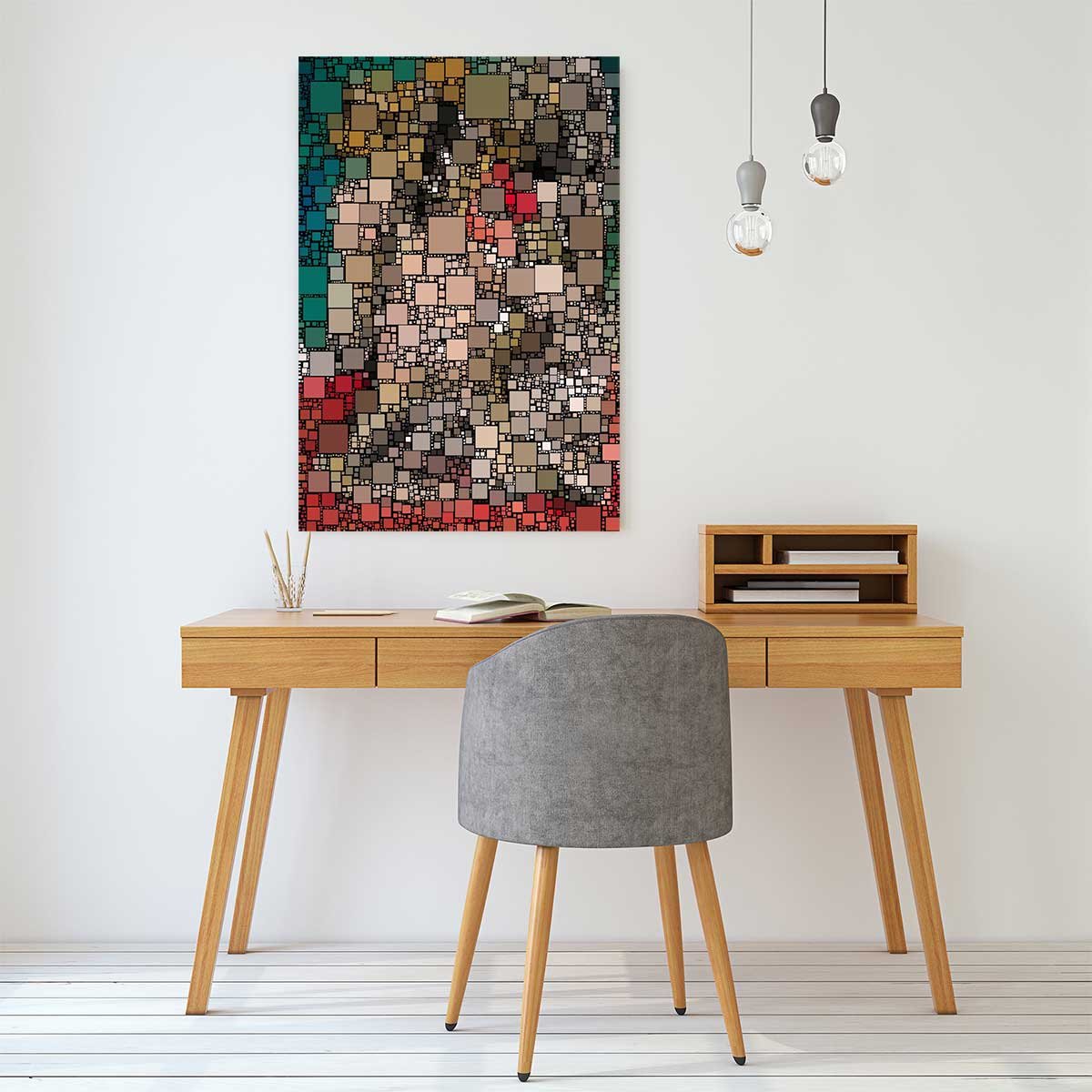 Tableau vitraux king's college tableau alu dibond, HEXOA