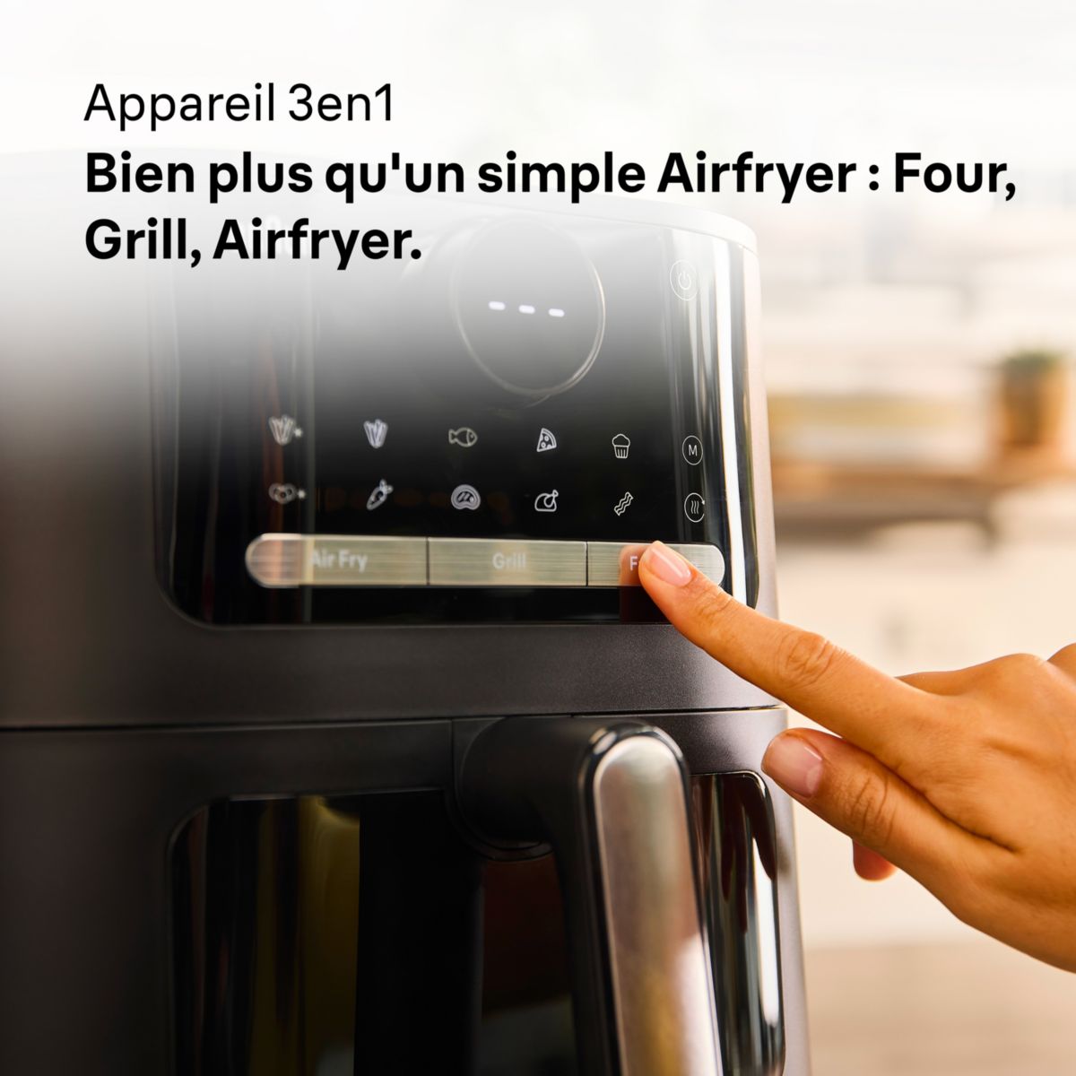 Friteuse sans huile Multifry 5 HF5075IBK couleur unique, BRAUN