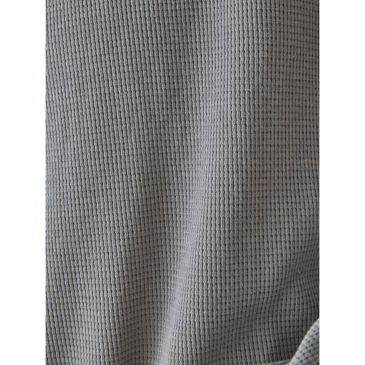 Robe de chambre maille nid d'abeille gris, DAXON