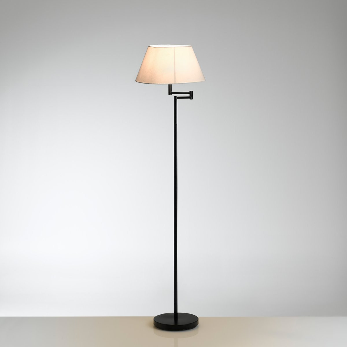 Nyna Floor Lamp with Articulated Arm black, SO'HOME