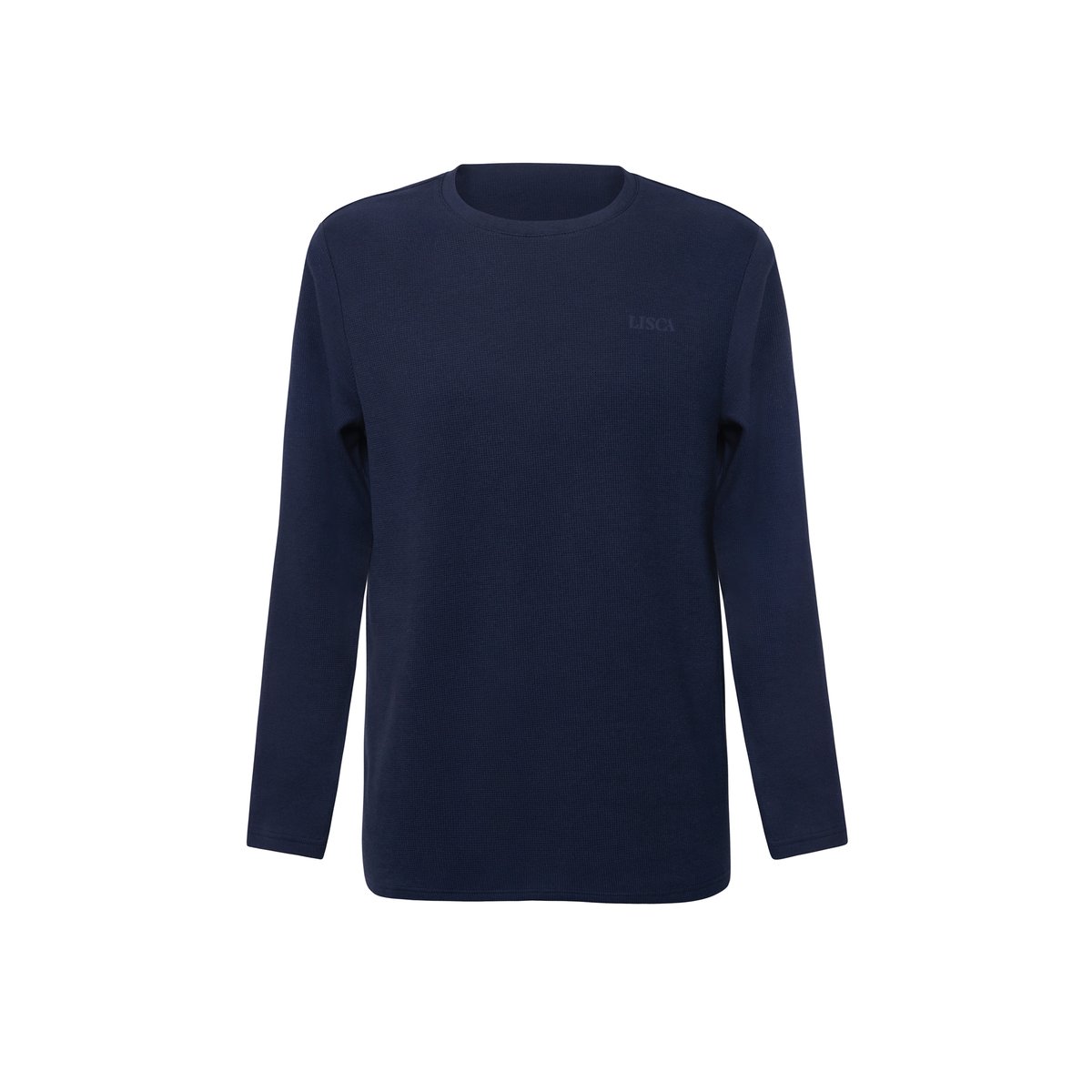 Pyjama pantalon top manches longues Julius bleu, LISCA