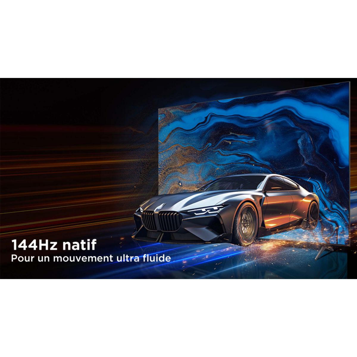 TV QLED 55P89K 144Hz 2025-55 pouces (139cm) aluminium, TCL