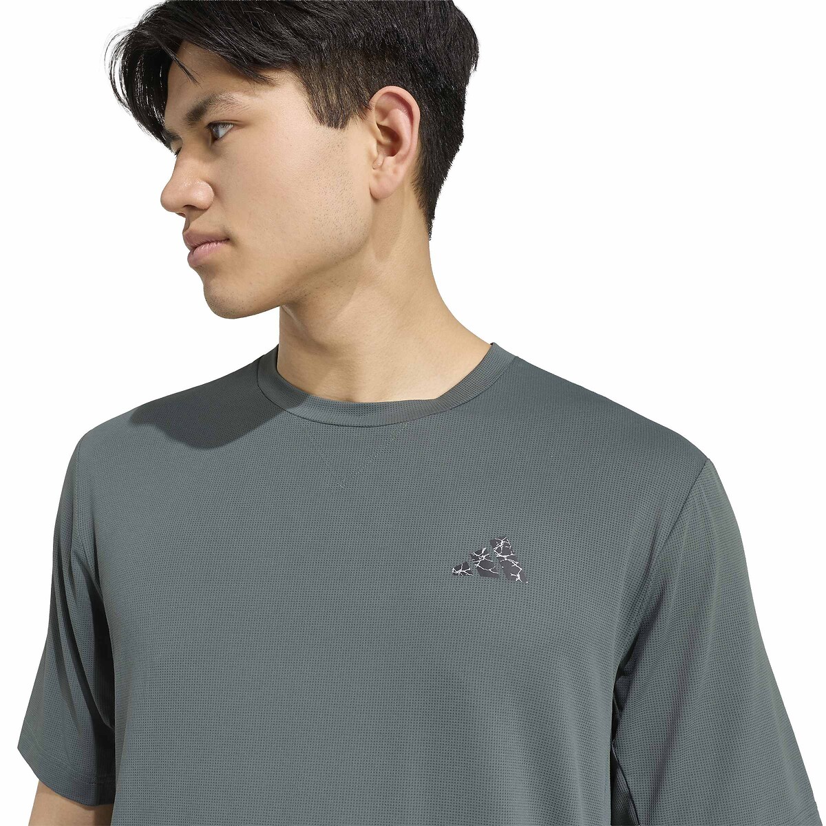 T-shirt de training manches courtes, WORKOUT ESSENTIALS gris foncé, adidas Performance