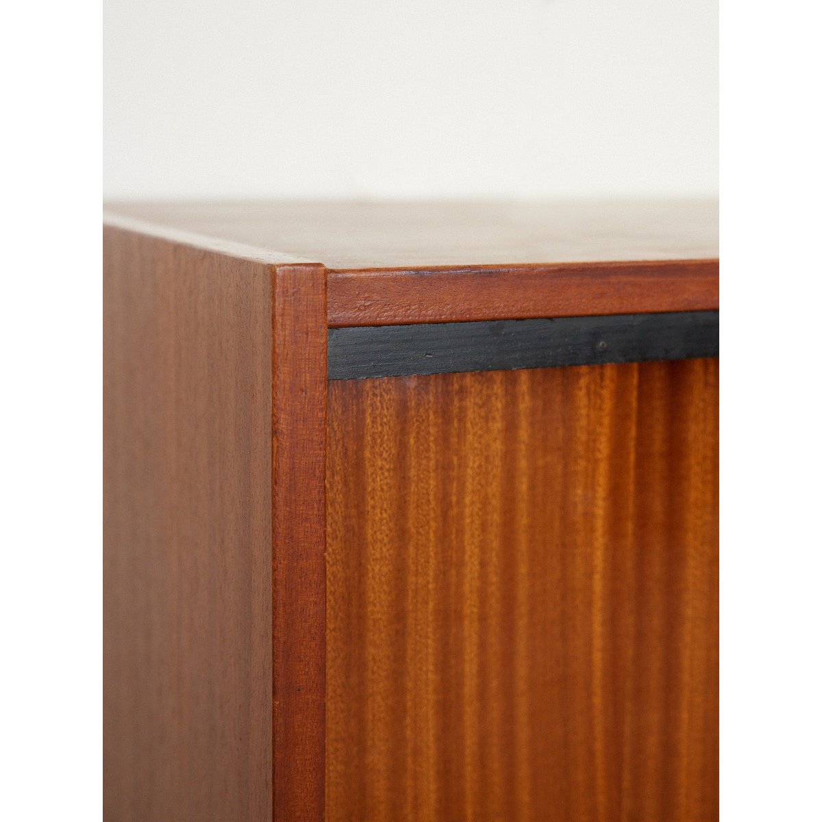 Buffet moderniste en bois Gustave N°1654 - Bon état noir, DEBONGOUT