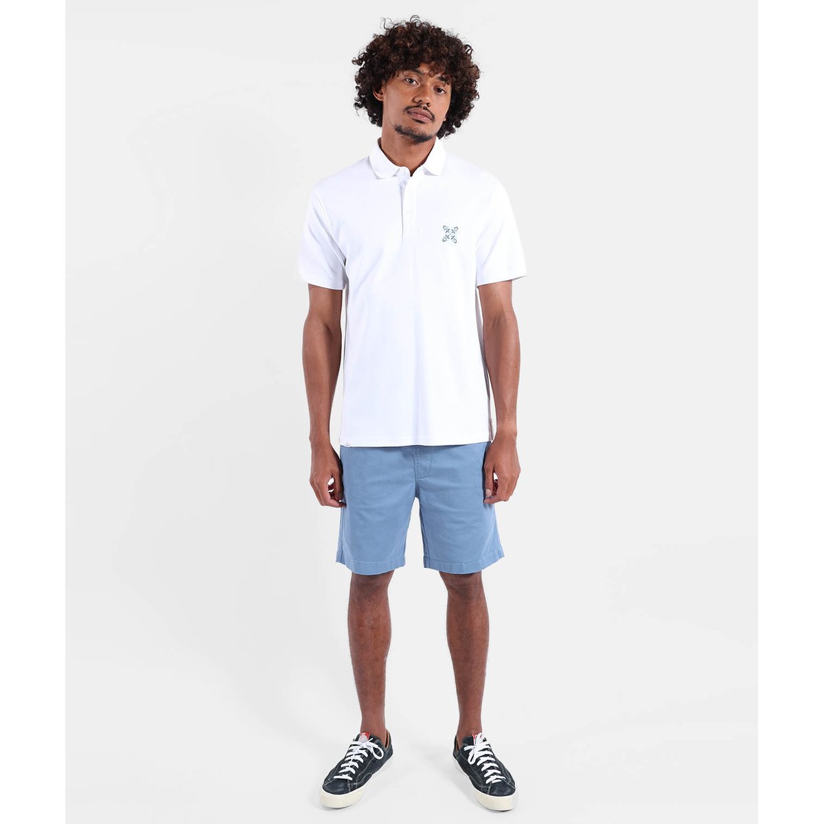 Polo manches courtes REST white, OXBOW