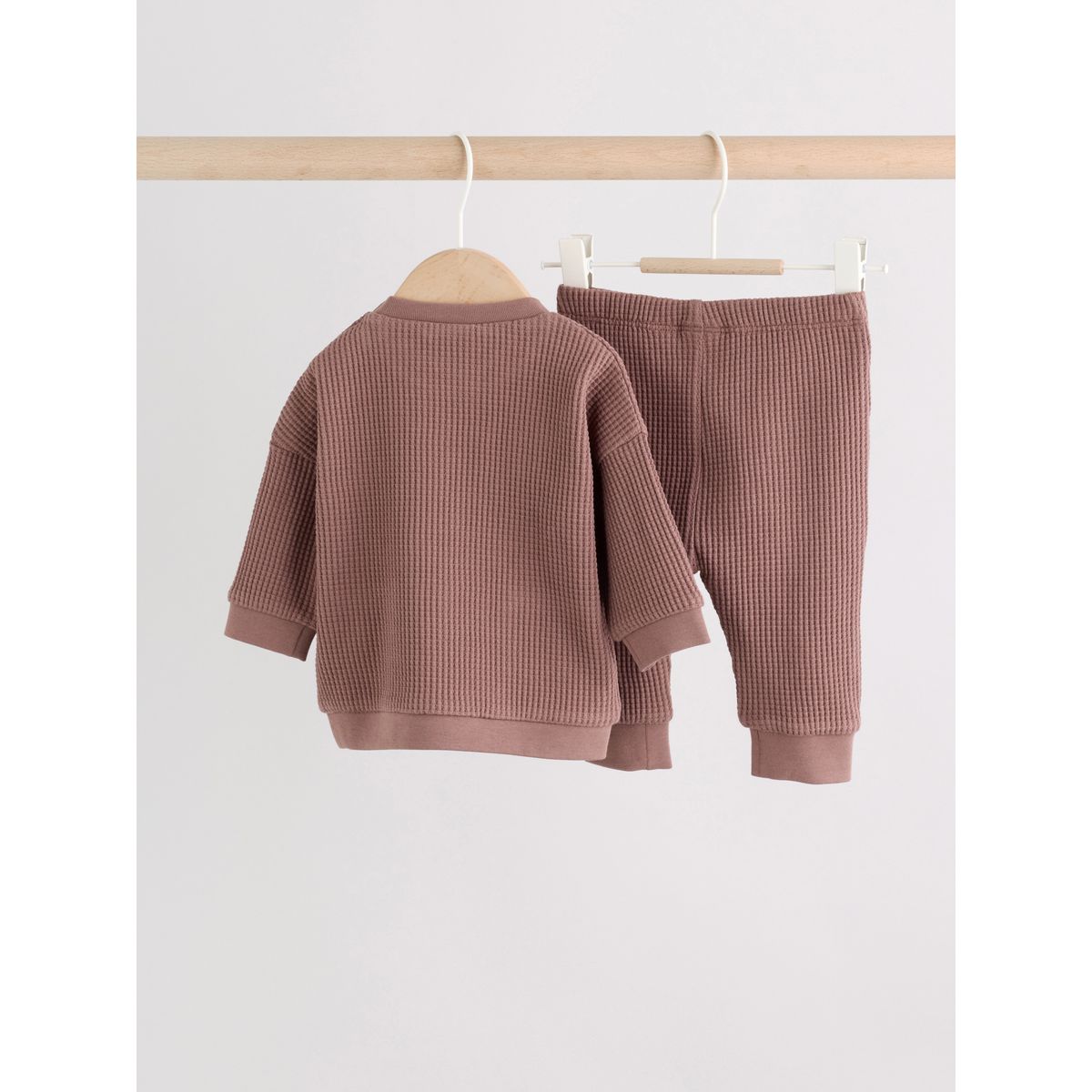 Haut texturé et legging bébé marron, NEXT