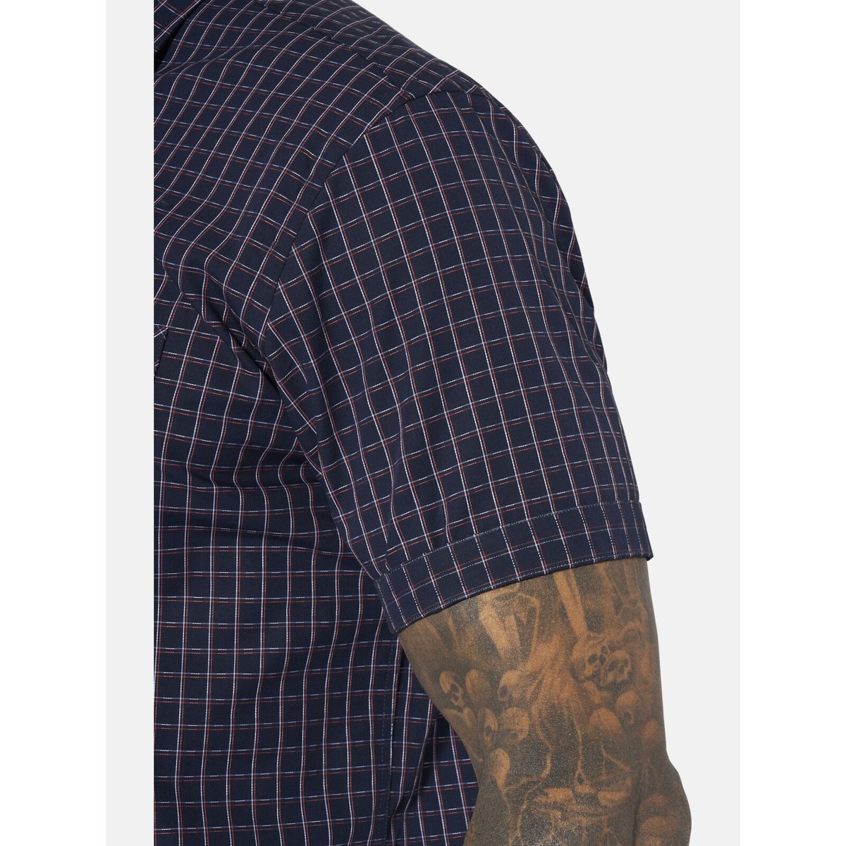 Lot de 2 chemises HENOCH bleu foncé blanc, JAN VANDERSTORM