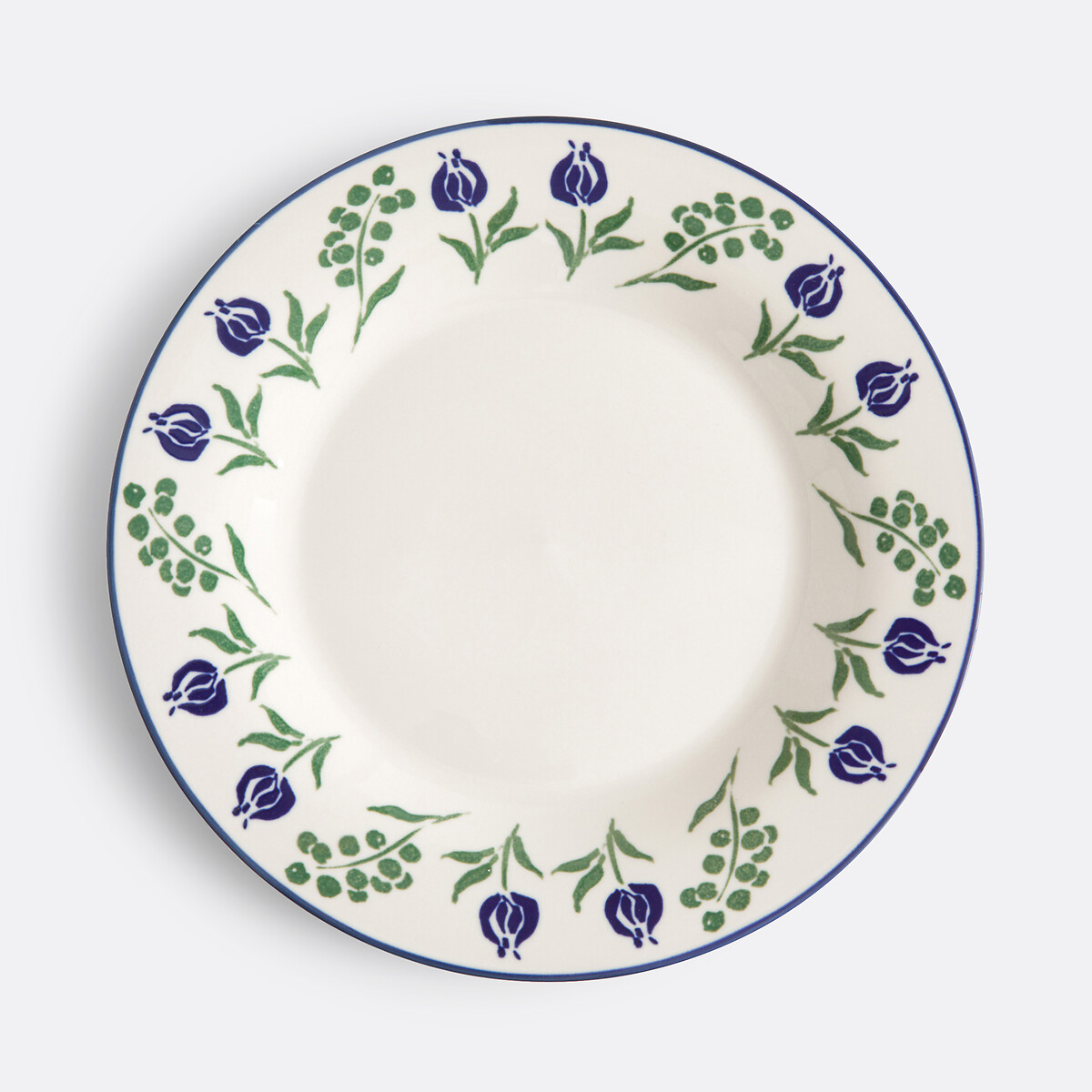 Set of 4 Lysor Porcelain Plates multi-coloured, LA REDOUTE INTERIEURS