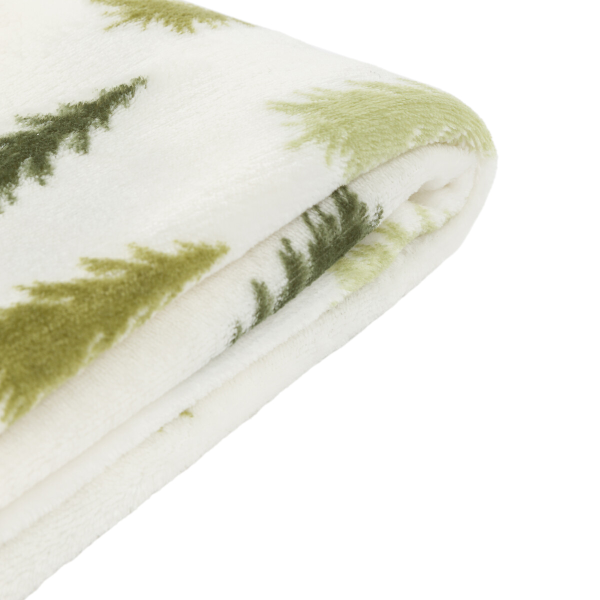 Tree Grove Tree Printed Fleece Throw brown , ÉDITÉ