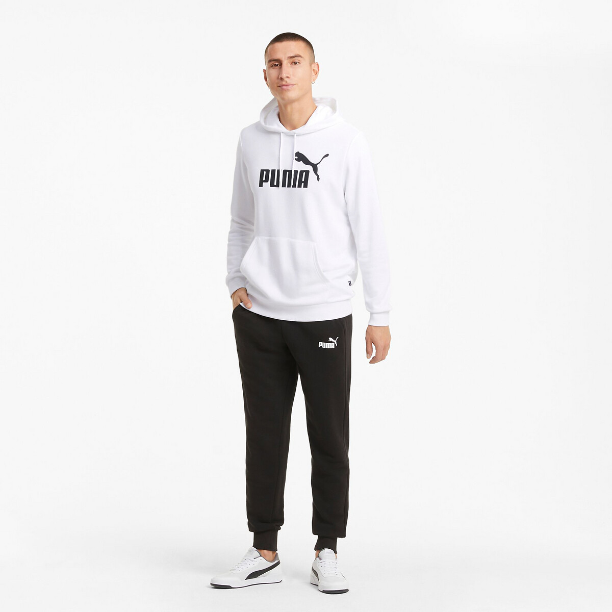 Sweat à capuche blanc, PUMA