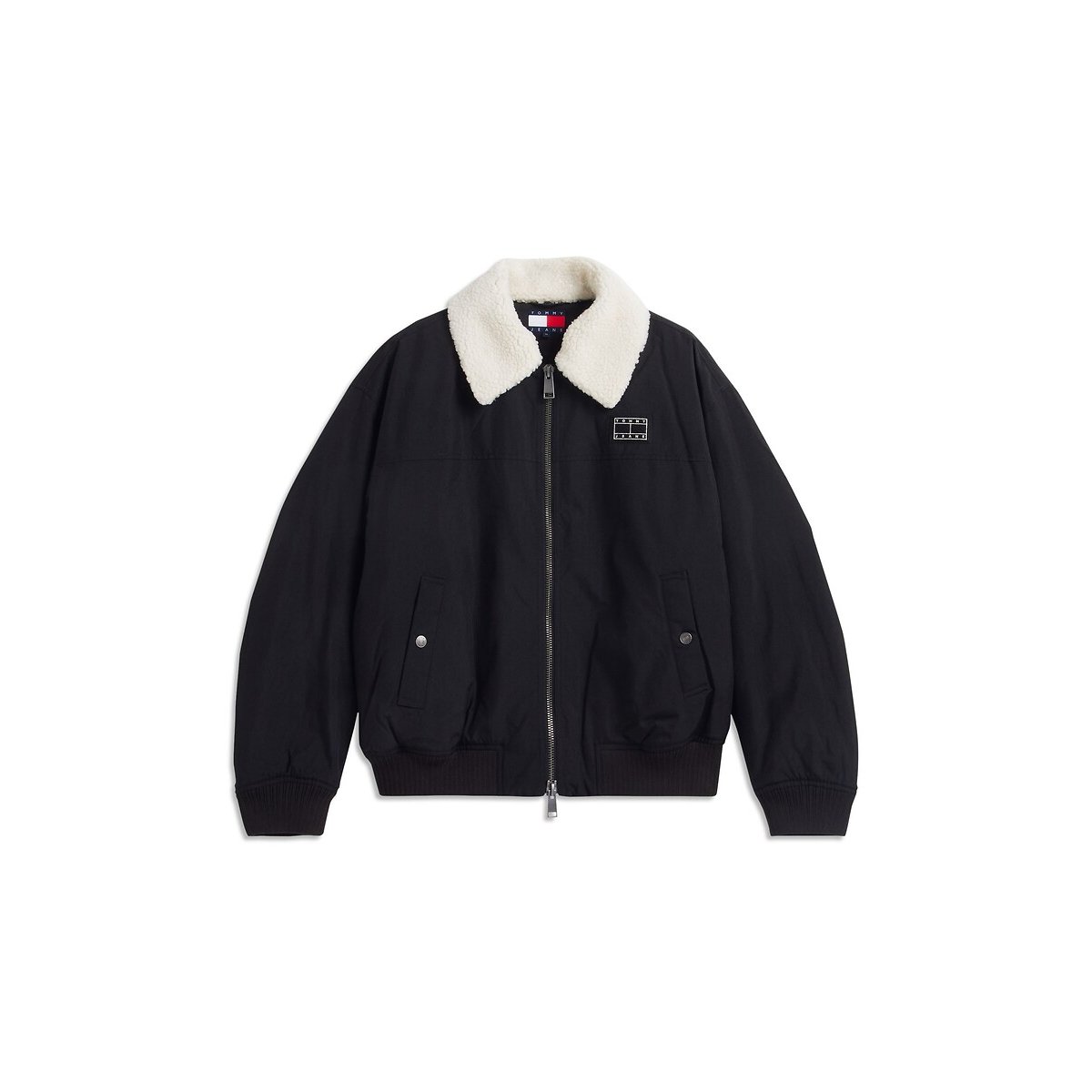 Blouson aviateur, col contrasté noir, TOMMY JEANS