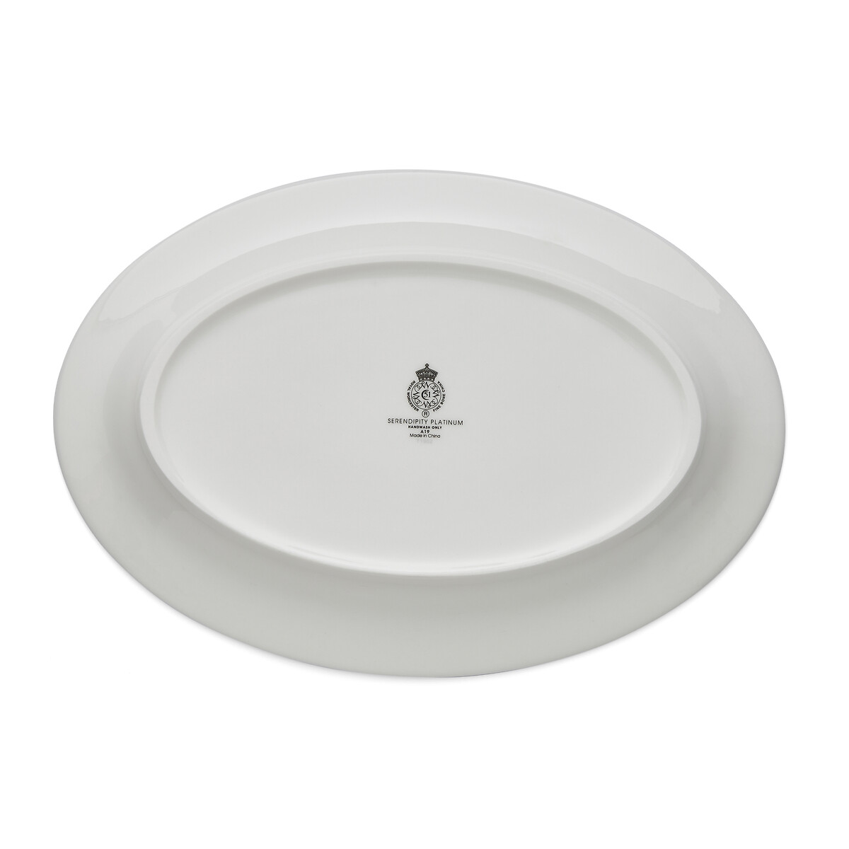 Serendipity Platinum Oval Platter white, ROYAL WORCESTER