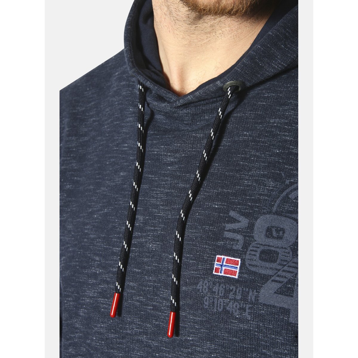 Lot de 2 sweatshirts AMUND bleu foncé, JAN VANDERSTORM