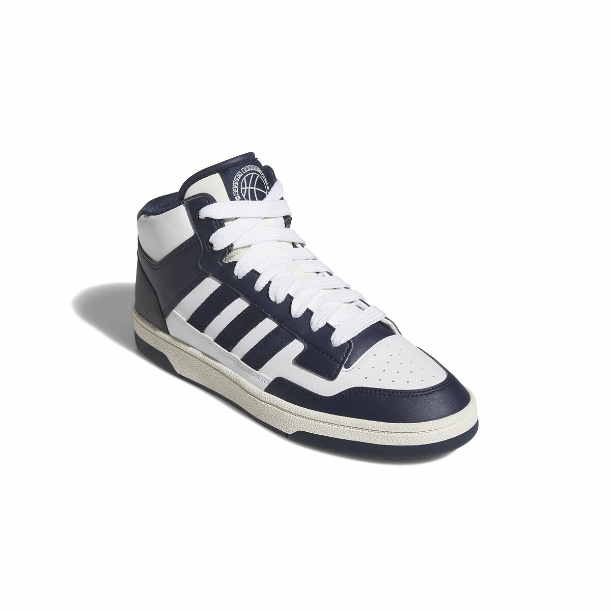 Rapid Court Mid High Top Trainers in Leather navy blue/white, ADIDAS SPORTSWEAR