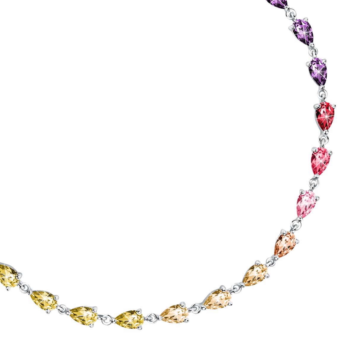 Bracelet en argent 925 AURORA multicolor, BLUESPIRIT