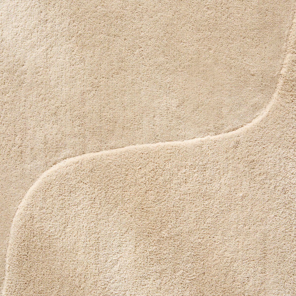 Tapis contemporain laine, tufté main XL, Sahil sable, AM.PM