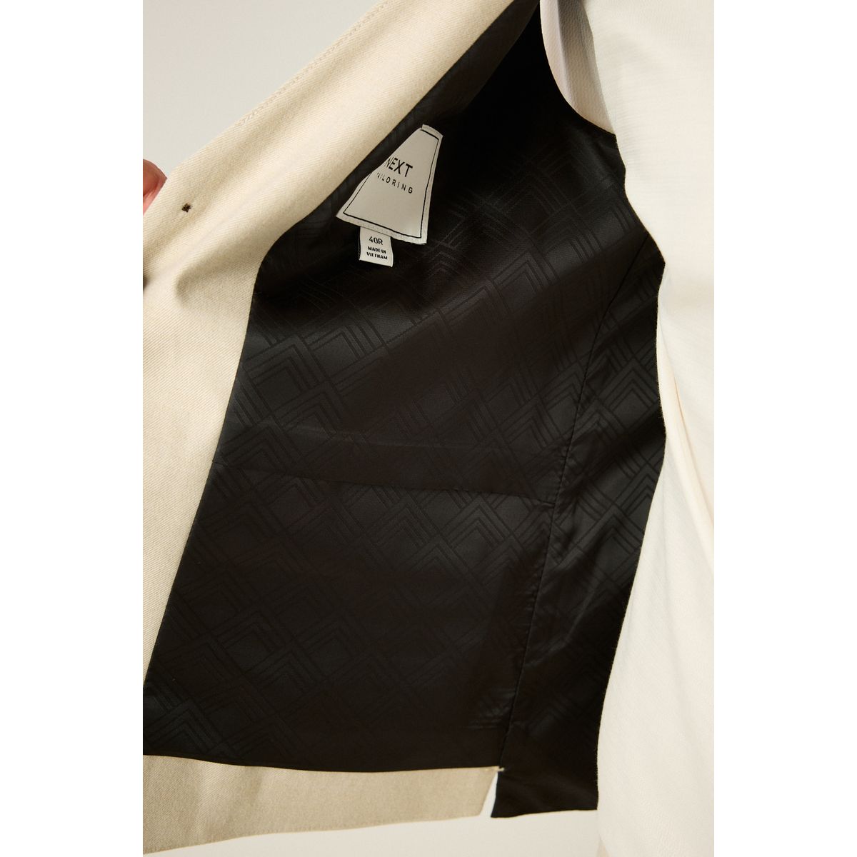 Gilet de costume en flanelle naturel, NEXT