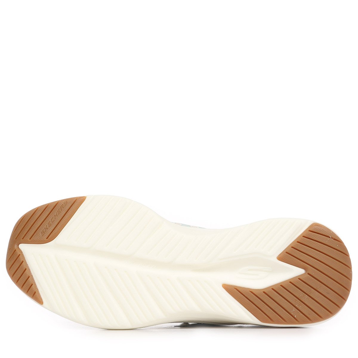 Baskets running vertes à semelle plate avec une fermeture slip-on sage, SKECHERS
